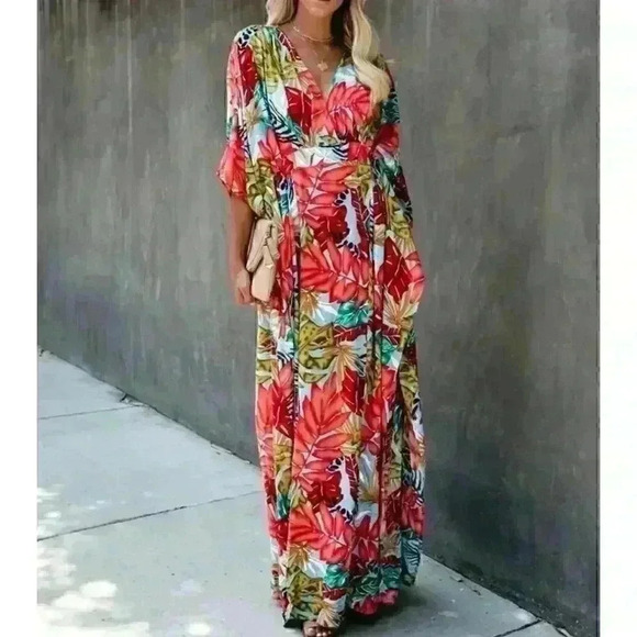 NEW BOHEMIAN VINTAGE SUMMER DRESS - Picture 10 of 14